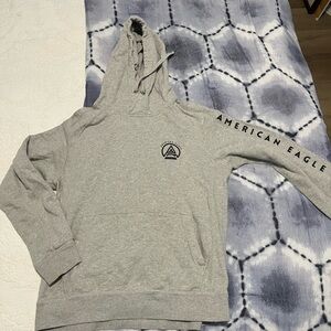 American Eagle Outfitters Light Gray Hoodie